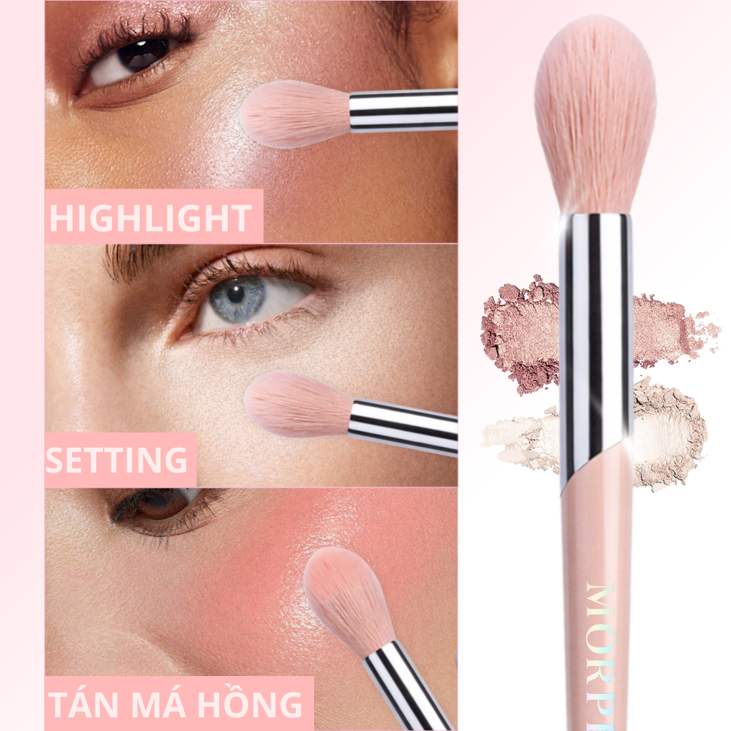 Cọ Má Nhỏ /Hightlight /Phủ Nhỏ MORPHE Highlighter Brush Chất Lông Mềm Mượt M181